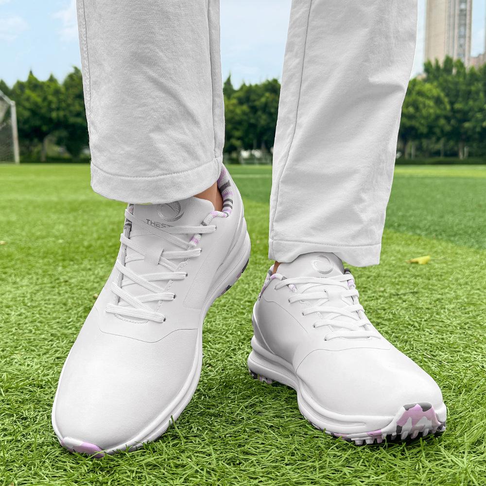 M02 Women's Breathable Golf Shoes with Fixed Spikes