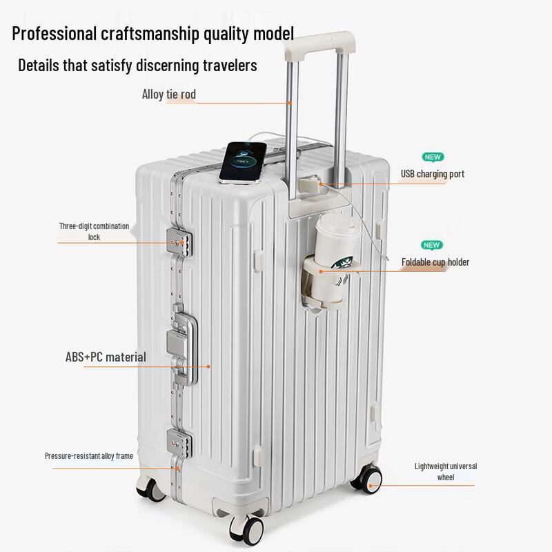 PAUL FRANK ABS+PC Aluminum Frame Hardshell Luggage