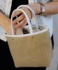 Atmyfingertip Petit Rattan Tote White