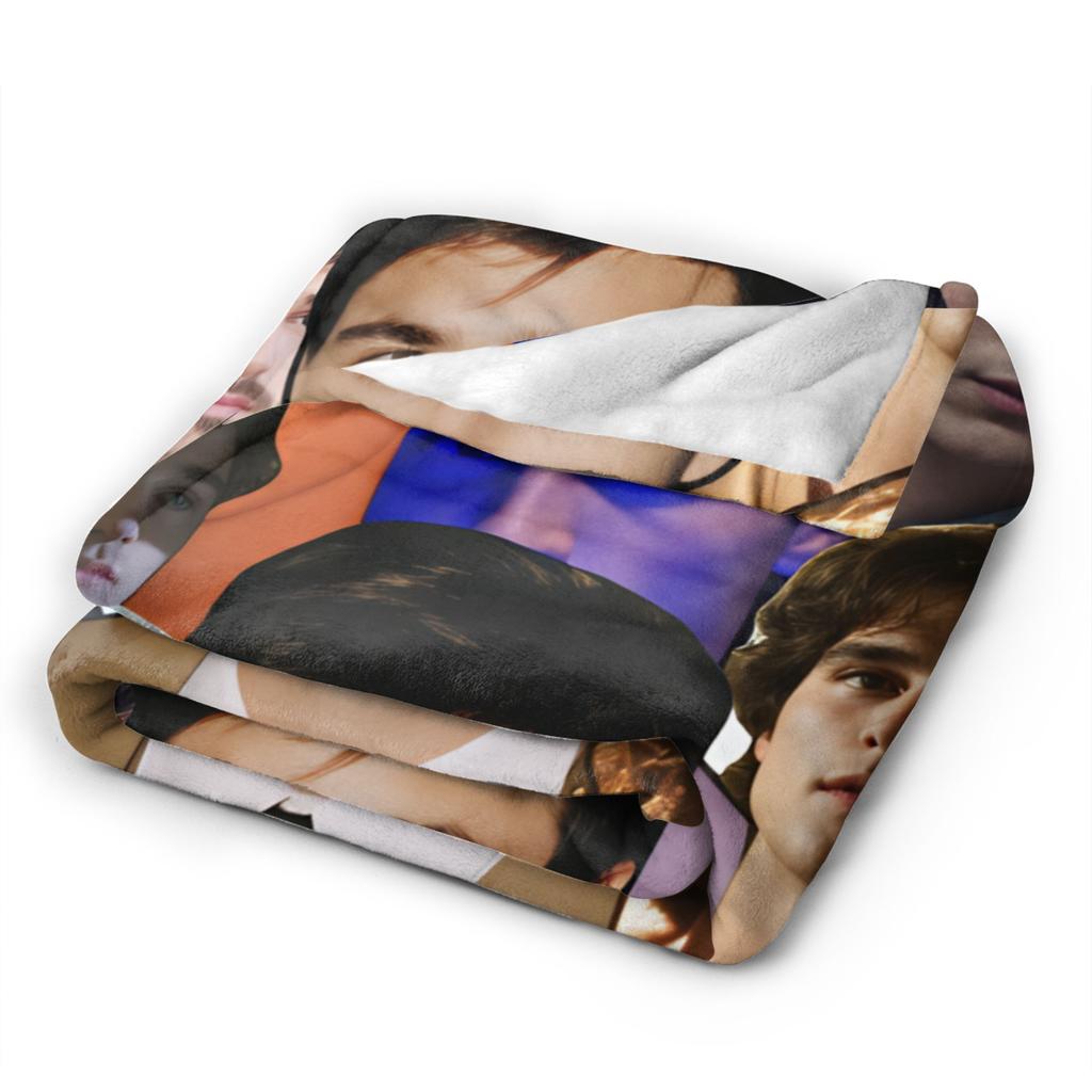 Jacob Elordi Blankets Camping Flannel Throw Blanket For Living Room Warm Soft Design Quality Bedspread Gift Idea