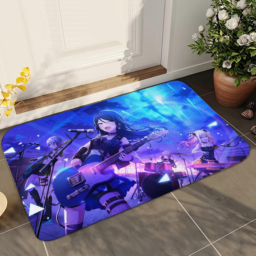 1pc Project S-Sekai Bathroom Absorbent Mats Anti-Slip Mats Home Decor Supplies Carpets Home Kitchen Floor Mats