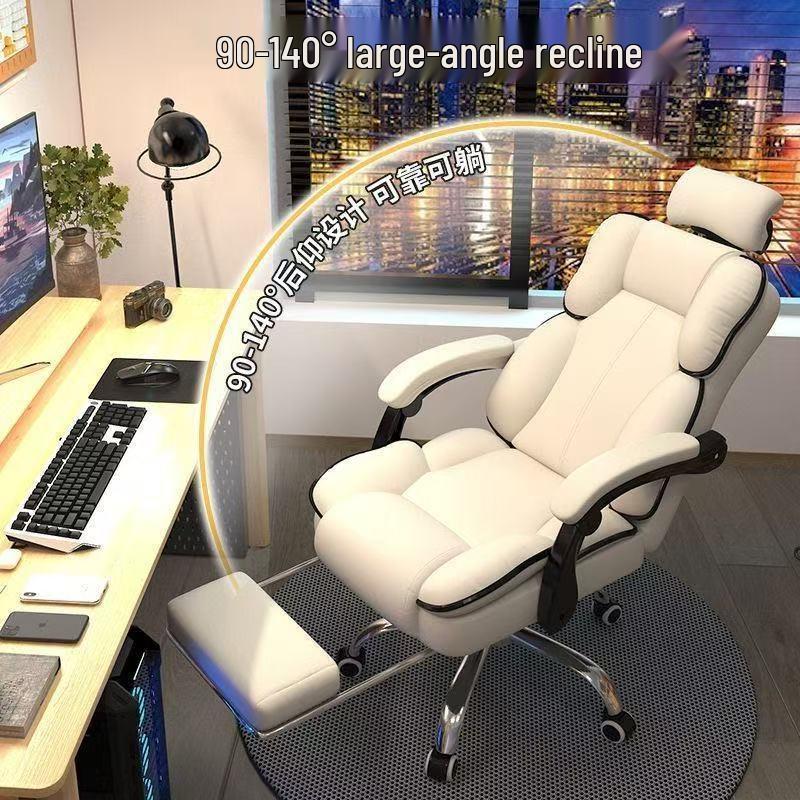 Comfortable Gaming Office Chair: Ergonomic Swivel Chair for Home, Dorm, or Live Streaming
