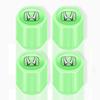 Luminous Car Tire Valve Caps Fluorescent Motorcycle Wheel Tyre For Honda Fit Mugen Insight Type S R VTEC Modulo Vezel RR SiPilot Fit XRV CRV HRV Dio