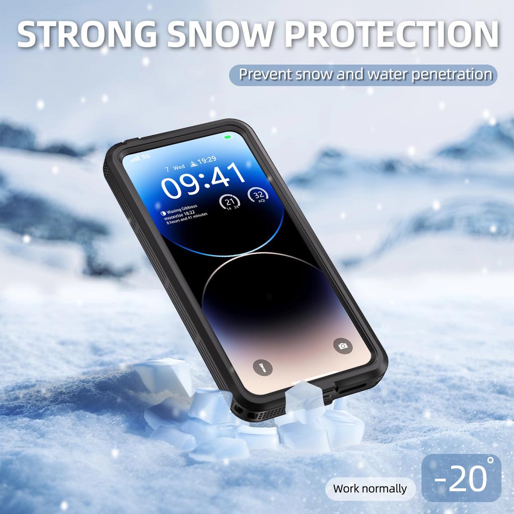 REDPEPPER A Series IP68 Waterproof Case for Xiaomi Redmi Note 13 Pro 5G Screen Protector Underwater Phone Shell