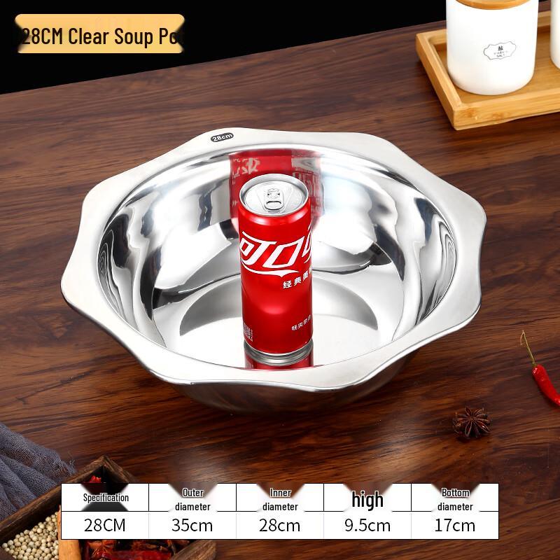 

Nai Duo Stainless Steel Octagonal Serving Pot