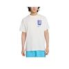 Basketball Fashion Crew Neck Sports Short Sleeve T-Shirt for Men In White