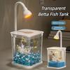 Creative Ecological Aquarium Kit Landscape Desktop Ornamental Fish Tank  Home Office Decoration