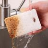 1/6/12pcs Clean Wood Pulp Cotton Scouring Pad Dishwashing Stain Removal Non Sticky Soft Sturdy Household Kitchen Cleaning Cloths