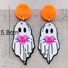 Flowers Stud Earring Cute Spook Dangle Earrings for Women Girls Thanksgiving