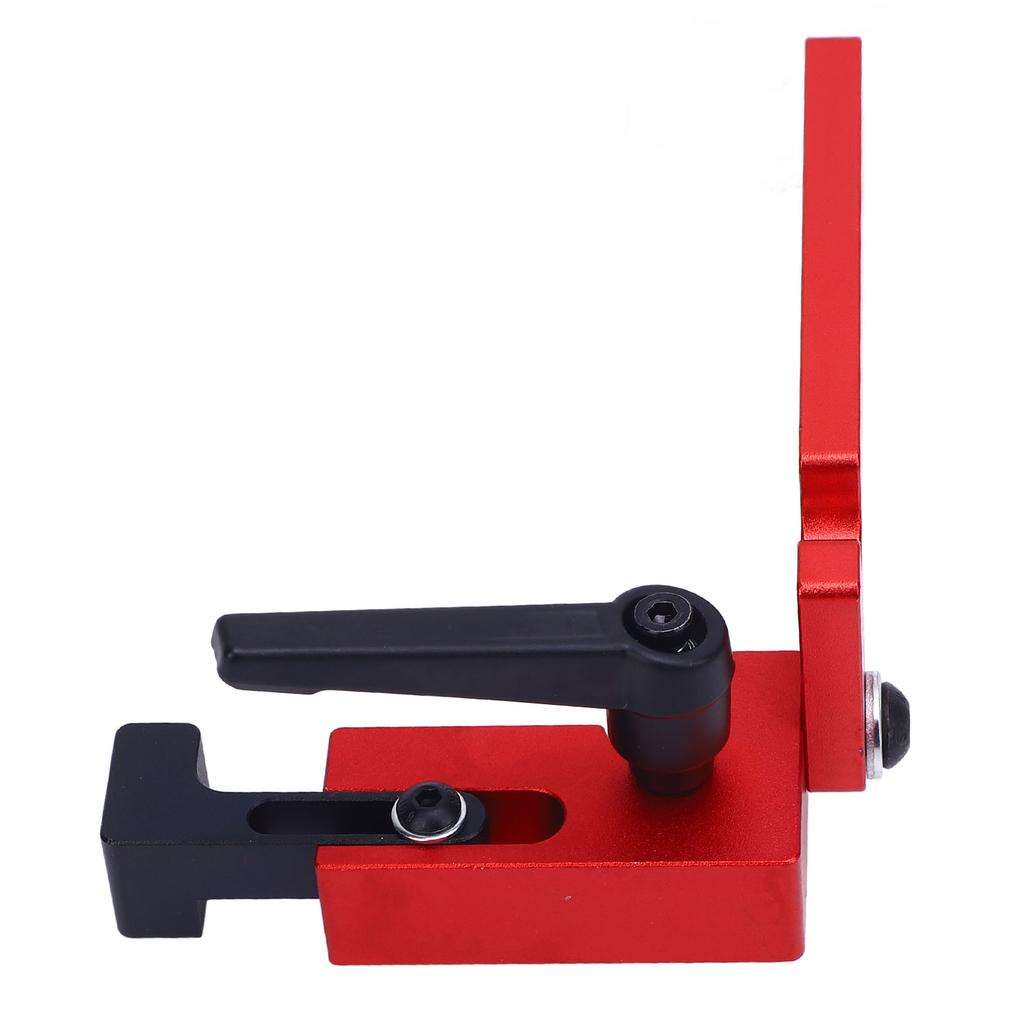 Anschlag für Zaun F75 T-Nut Verstellbar Aluminiumlegierung für Gehrungsschienensystem Holzbearbeitung