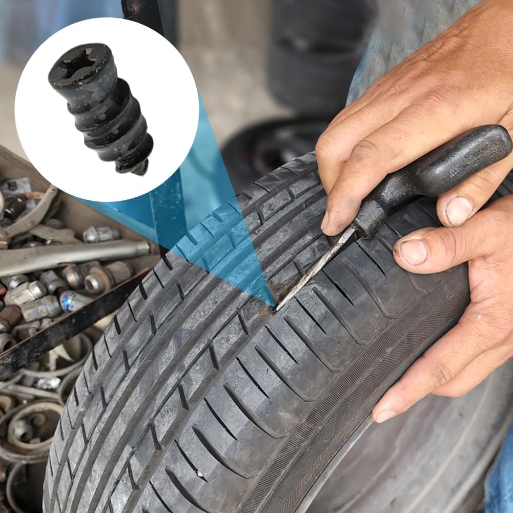 JUTOSU Tire Repair Rubber Nail, Tire Puncture Nail, Puncture Repair