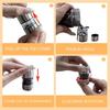 Portable Travel Salt Shaker Easy To Store Multifunctional Mini Salt and Pepper Shakers Durable Manual Salt Pepper Grinder