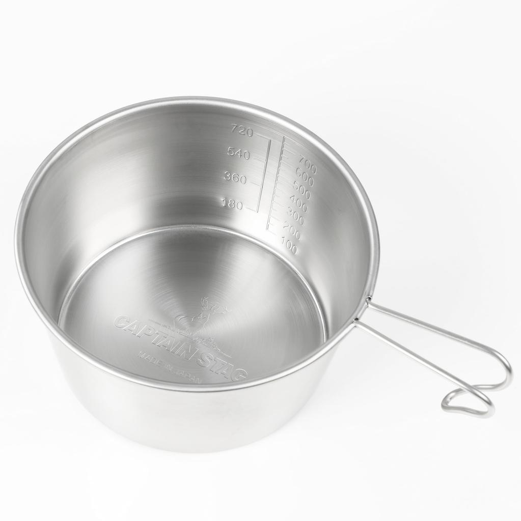 CAPTAIN STAG Sierra Rocky Spiral Stainless Made In Cup, Cup, 900ml, Graduated, Finish, Steel, Japan, Tsubame-Sanjo, UH-78