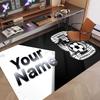 Custom Rug Coventry City Pattern Print Name Text Soft Non‑Slip Floor Carpet for Home Indoor Decoration