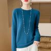 Women's Cashmere Sweater Qinghe Cashmere 30% Cashmere 70% Wool Autumn and Winter Pullover Warm and Fashionable