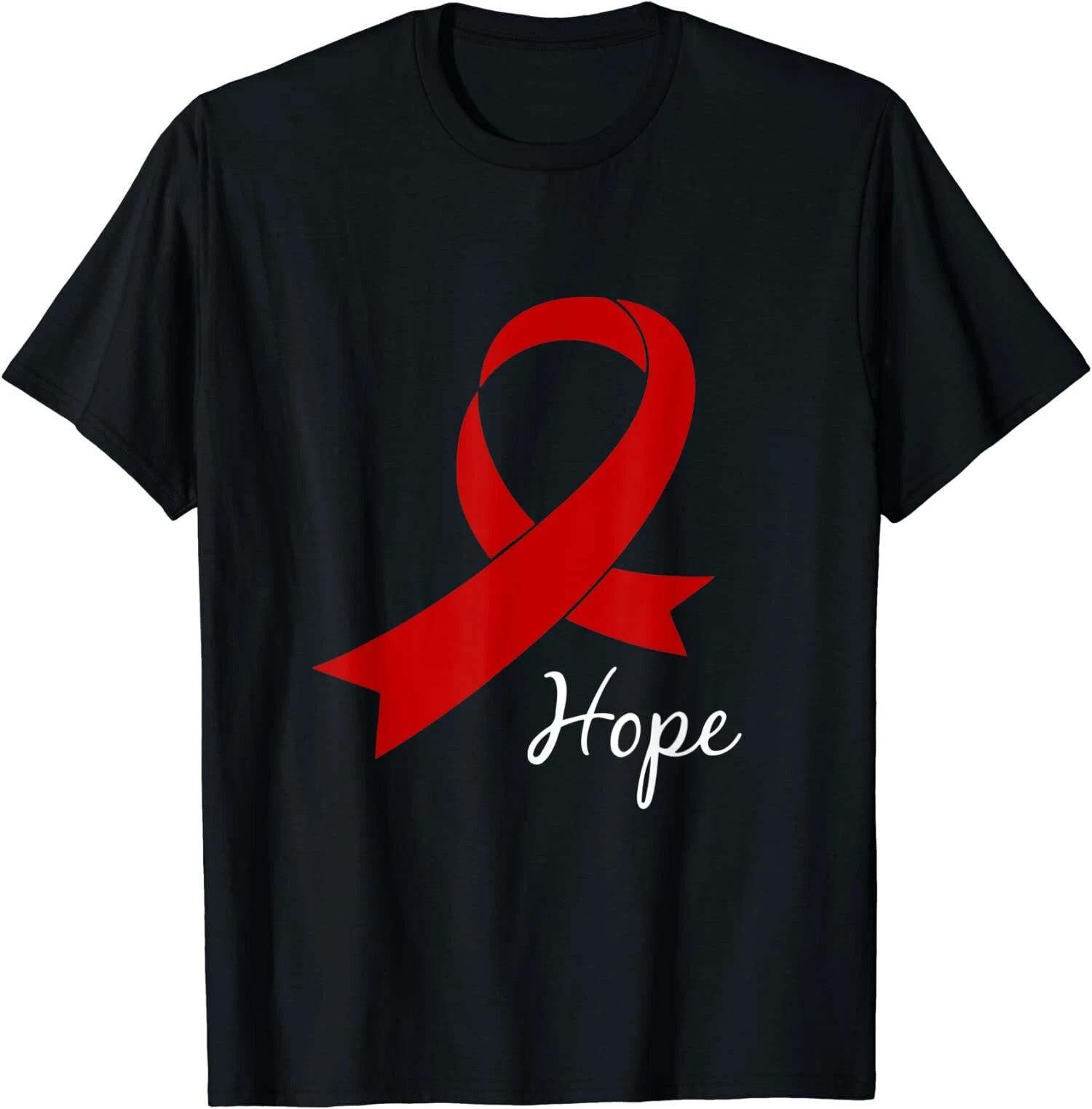 Aids Hope Shirt World Aids Day Awareness Hiv T shirt S