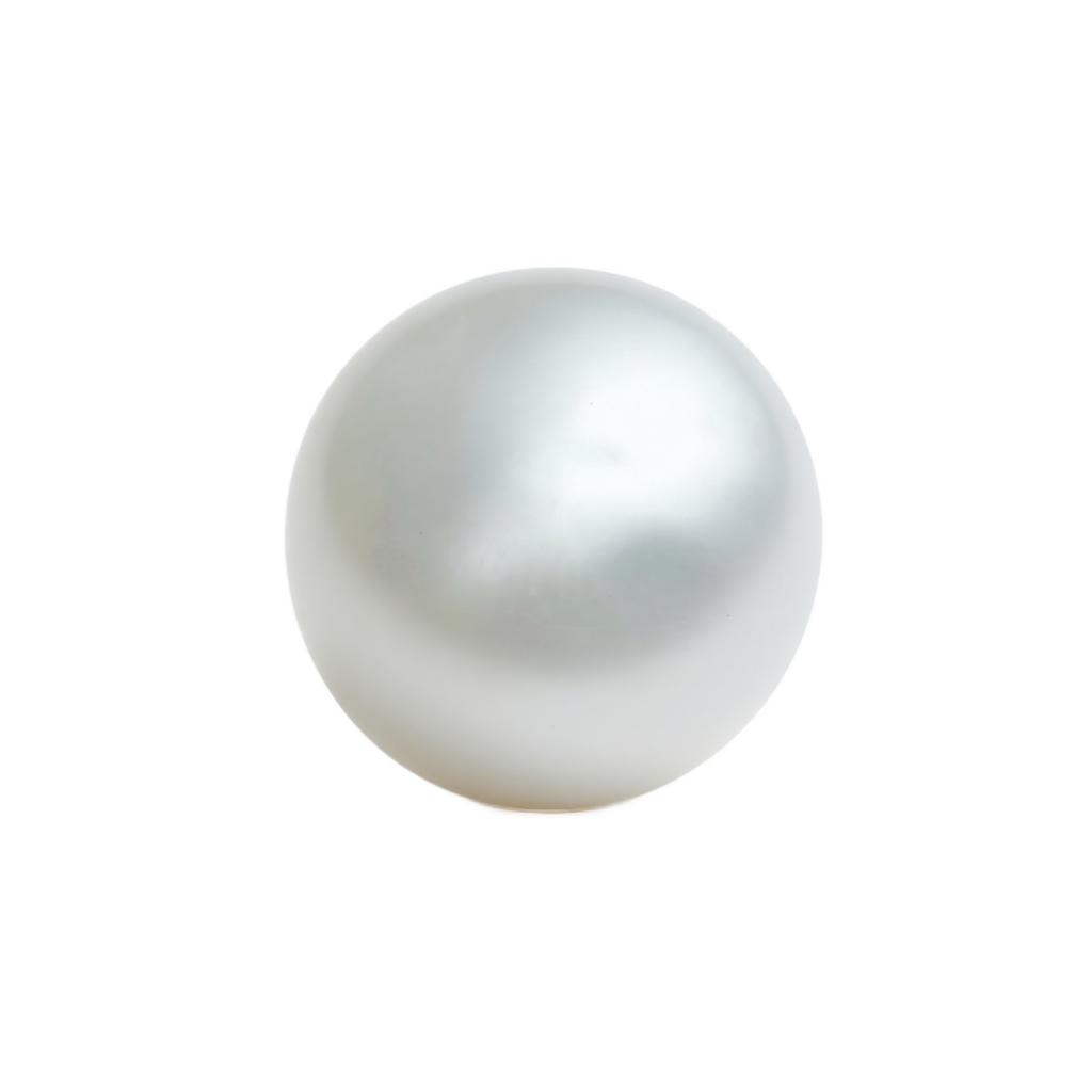 Perlmuttfarbener Stressball für Spaß und Entspannung