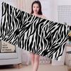 Dalmatiner Kuh Zebra Textur Badetuch Mikrofaser Weich Wasserabsorbierend Atmungsaktiv Für Mädchen Kinder Dekorative Cartoon Strandtuch