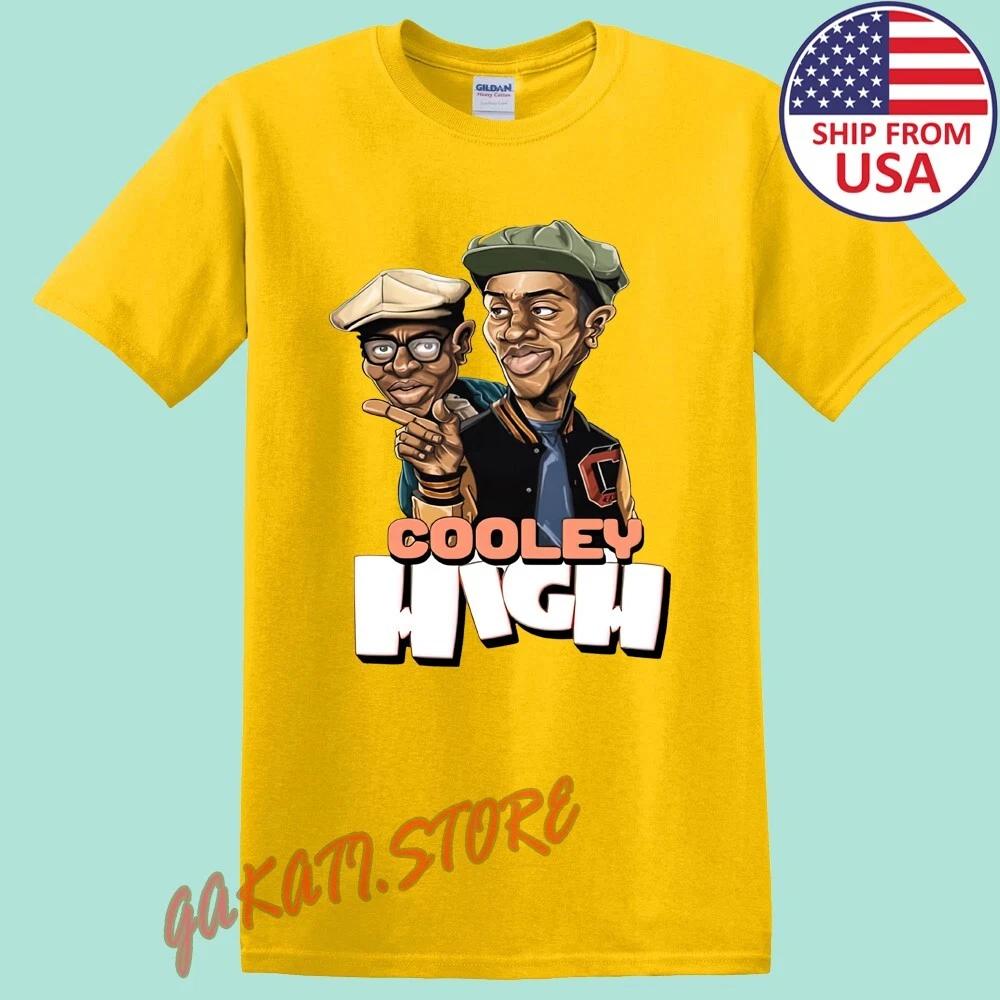 Cooley High Cartoon TV Show Men s Daisy Yellow Size S-5XL 2XL