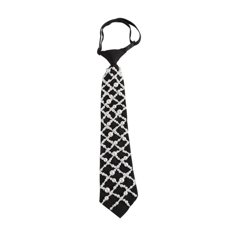 

Practical Polyester Knot Free Tie Uniform Tie Quick Dressing Solution Comfortable Use in Office Meetings Interviews 1
