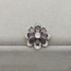 5pcs Colorful Zircon Flower Design Luxury Shank Buttons Of Clothing Elegant High Quality Shinning Rhinestone Sewing Button