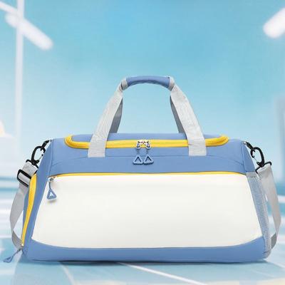 Entspannende Große Kapazität Frische Farbkombination Trendige Umhängetasche mit Seitenriemen