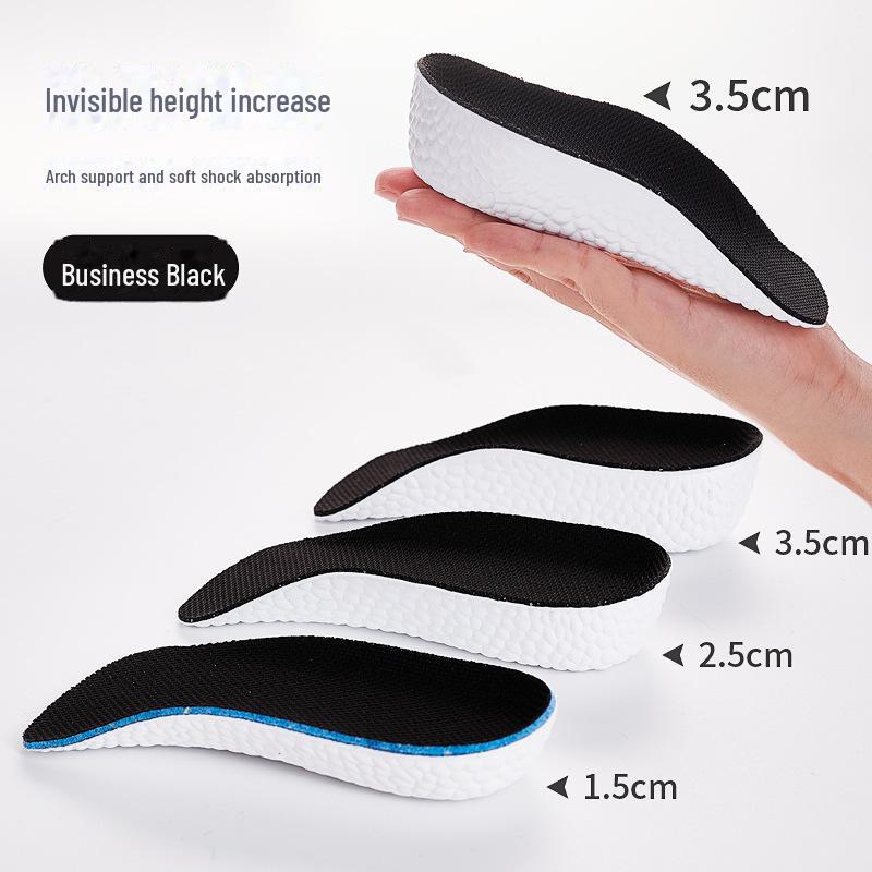 4D Popcorn Design Height Increase Insoles with Arch Support and Shock Absorption for Men and Women