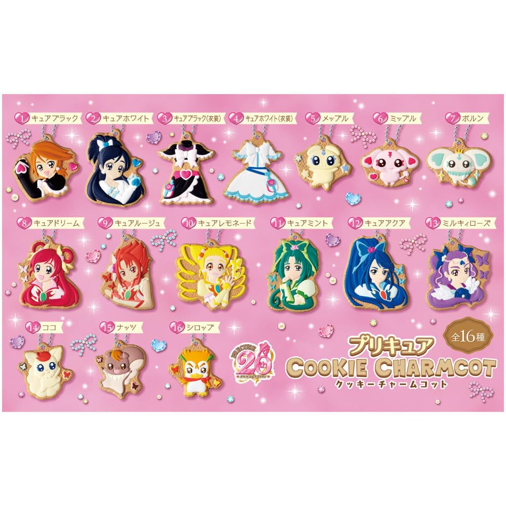 PreCure Cookie Charmcot 16 types in total [Complete set]