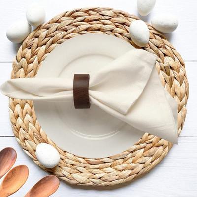 Wood Napkin Rings Rustic Napkin Holders Reusable Napkin Rings for Dinner Party Wedding Christmas Home Farmhouse Decor