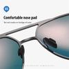 AORON Metal Frame Photochromic Polarized Sunglasses for Men Women Fashion Sports Driving Fishing Glasses UV400