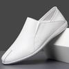 Summer New Casual Shoes Soft Leather One Step Soft Sole Face Men's Casual One Step Leather Shoes