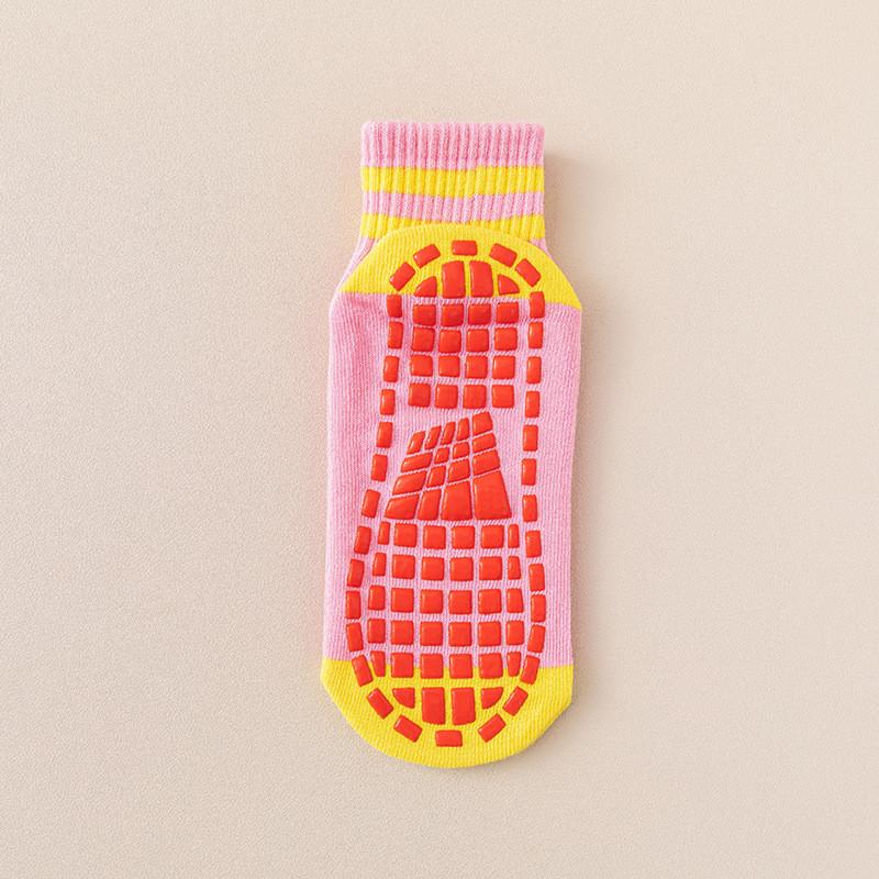 

Летние тонкие женские нескользящие дышащие носки для йоги, для занятий спортом в помещении, танцев, йоги, пилатеса розовый