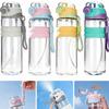 Dual-Use Spray Water Bottle Large Capacity Student Water Cup Outdoor Water Bottle  Gymnasium