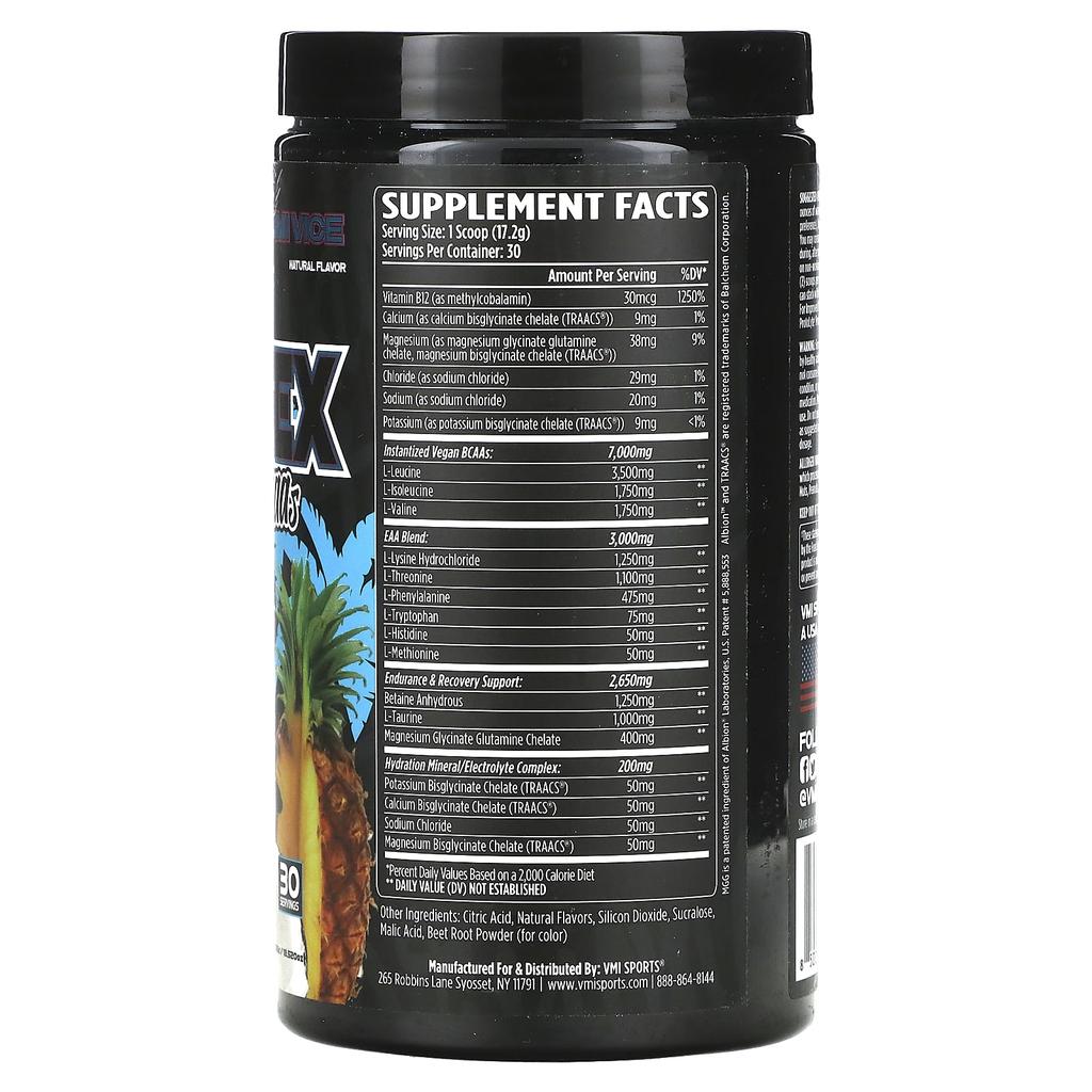 Aminogex, Eaa/Bcaa, Miami Vice, 516G(18.52Oz)