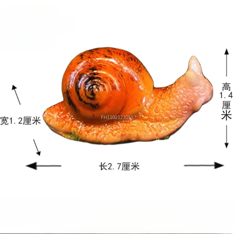 Simulare Micro Peisaj Melc Mic Decor Grădină Ornament Melc Model Melc Artizanat Rășină Figurine Miniaturale Decor Acasă