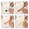 5Pieces Colorful Animal Shaped Rulers Educational Tool Drawing Ruler Acrylic Texture for Youthful Students Artwork