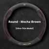 AUW3  Car Steering Wheel Cover Nissan Qashqai Juke X-Trail Patrol Note Leaf Altima Maxima Micra Murano Rogue Pulsar Sentra Teana Tiida