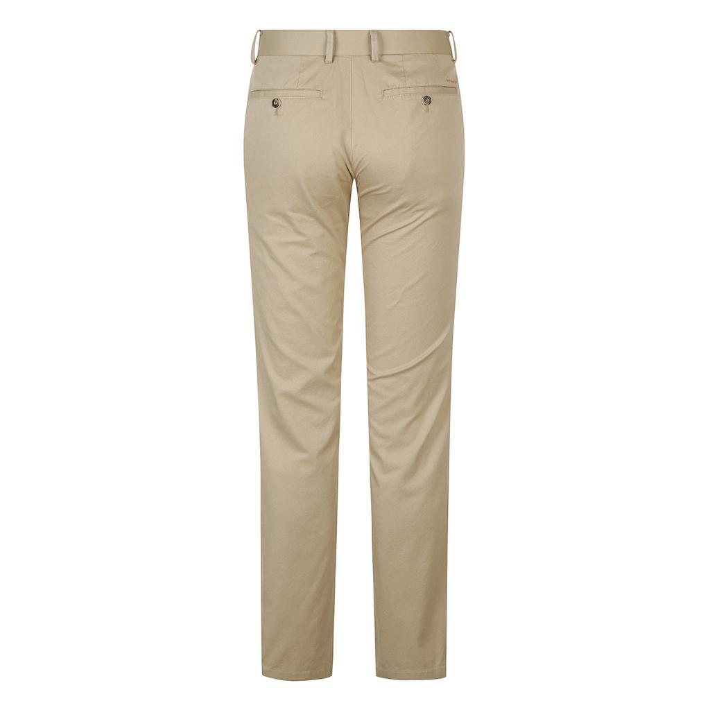 FERRAROMILANO Men'S Basic Cotton Twill Chino Pants Beige (Am0Dsl10353)
