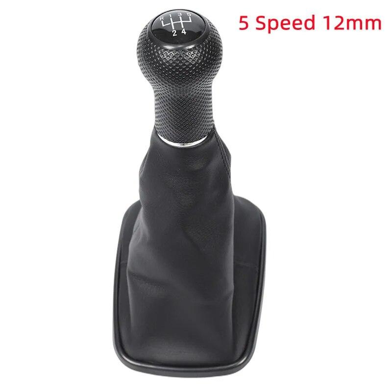 For Volkswagen VW 1999-2004 Golf 4 IV MK4 GTI R32 Bora Jetta 5/6 Speed 12mm / 23mm Car Gear Shift Knob Lever Shifter Gaitor Boot