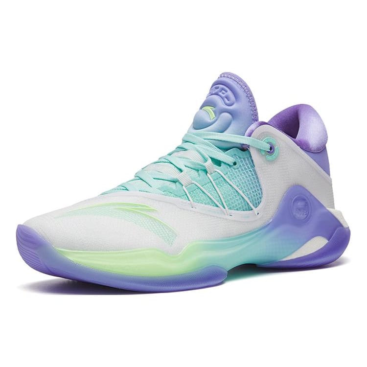 Anta Skyline 1 Basketball Shoes Men's Low Top White/Purple 112311107-11