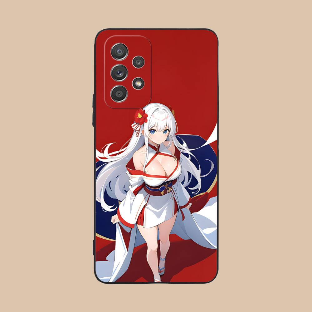 Azur Lane Shoukaku Phone Case for Samsung Galaxy A56 55 54 53 52 51 36 35 34 23 16 15 5G Soft TPU Shockproof Cover