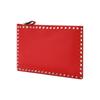 Valentino Studded Leather Large Clutch Women Clutch Red VW2P0269VSHJU5