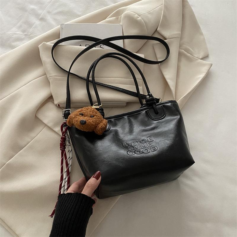 Retro Niche Portable Vegetable Basket Bag Women's Autumn and Winter 2025 New Trendy Korean Small Tote Bag Versatile Messenger Bag