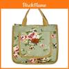 Sac Cabas en Toile Style Transfrontalier avec Motif Floral pour le Travail et l'Usage Quotidien