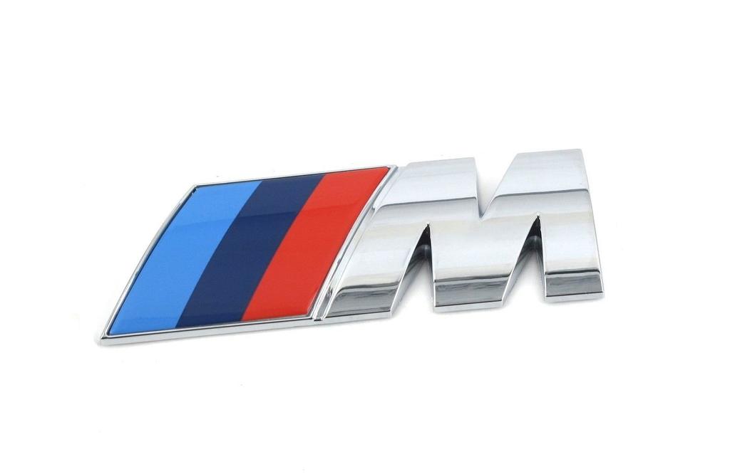 BMW emblemă M pentru aripa față originală cromată 51148058881