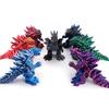 Jucărie Decorativă Dragon cu Articulații Mobile Poate Sta Model Dinozaur Gură Mare Fosilă Dragon Tyrannosaurus Rex Imprimare 3D