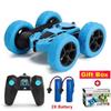 Remote Control Car, RC Cars Toys for Kids, 4WD Stunt Car with LED Lights 360° Flips, Drift Racing Electric Toy Gift for Boy Girl
