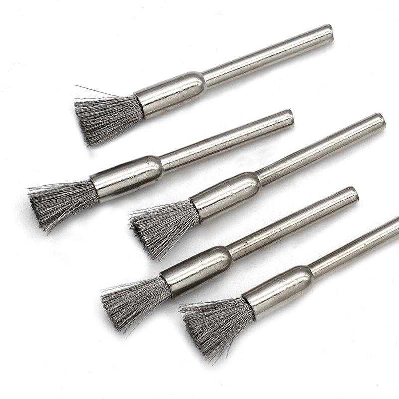 Steel Wire Brush for Rust Removal & Polishing - Compatible with Electric Tools