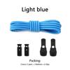 1Pair Elastic Shoe Laces Sneakers Tennis Lock Shoelaces Without Ties Adult Kids Round Shoelace Rubber Bands for Shoes Accesories