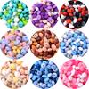 50pcs/lot 12mm Silicone Spacer Beads for DIY Charms Newborn Nursing Accessories Necklace Pacifier Chain Teething Toy BPA Free